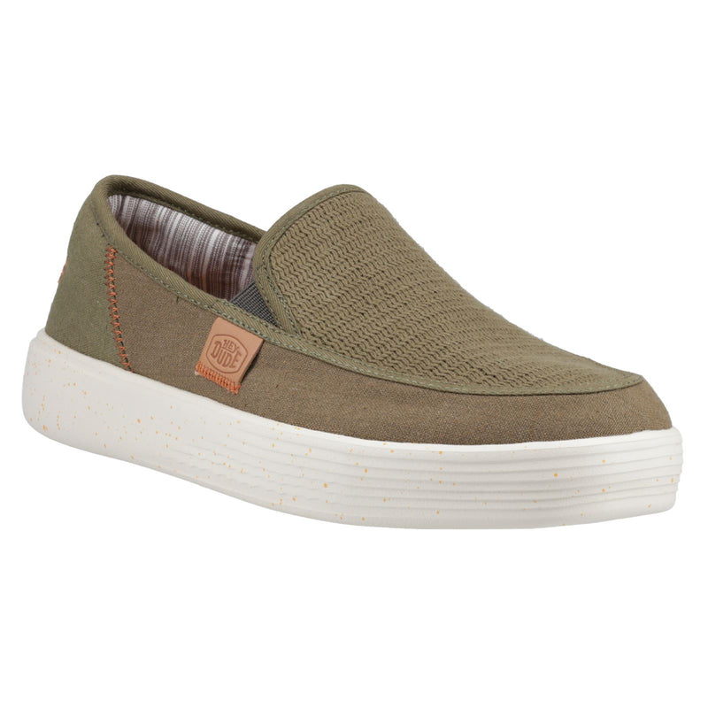 HEYDUDE Sunapee Coastline Herren-Olivenloafer