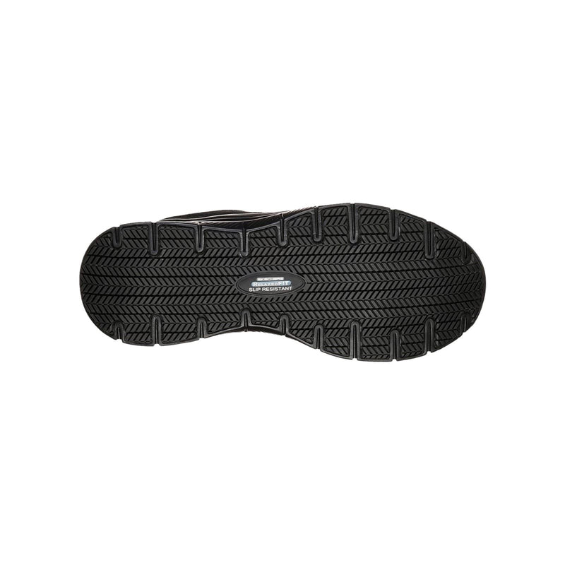 Skechers Workwear Flex Advantage - Bendon Sr Polyester Herren Schwarze Sicherheitssneaker