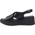 Hush Puppies Bex Wedge Nubuk Damen Schwarz Keilabsätze