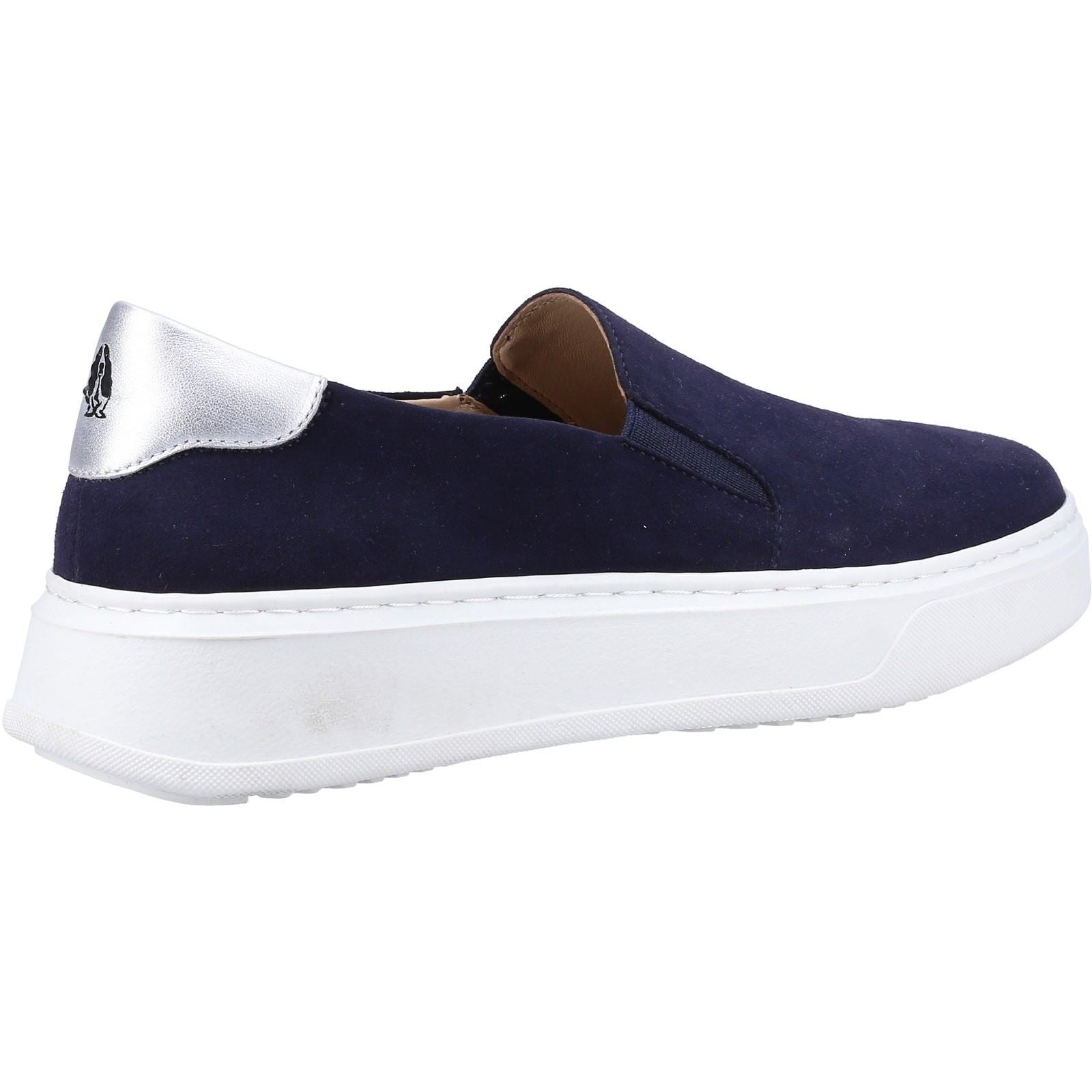 Hush Puppies Corinne Leder Damen Sneaker In Marineblau