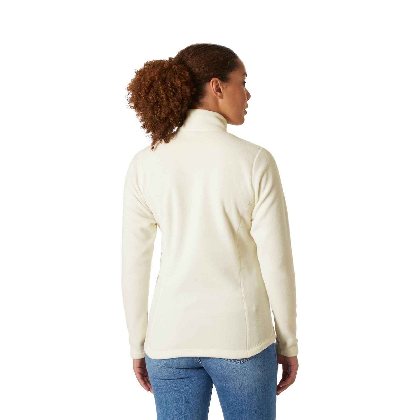 Helly Hansen Sport Daybreaker 1/2 Zip Polyester Damen Weißer Fleece Pullover