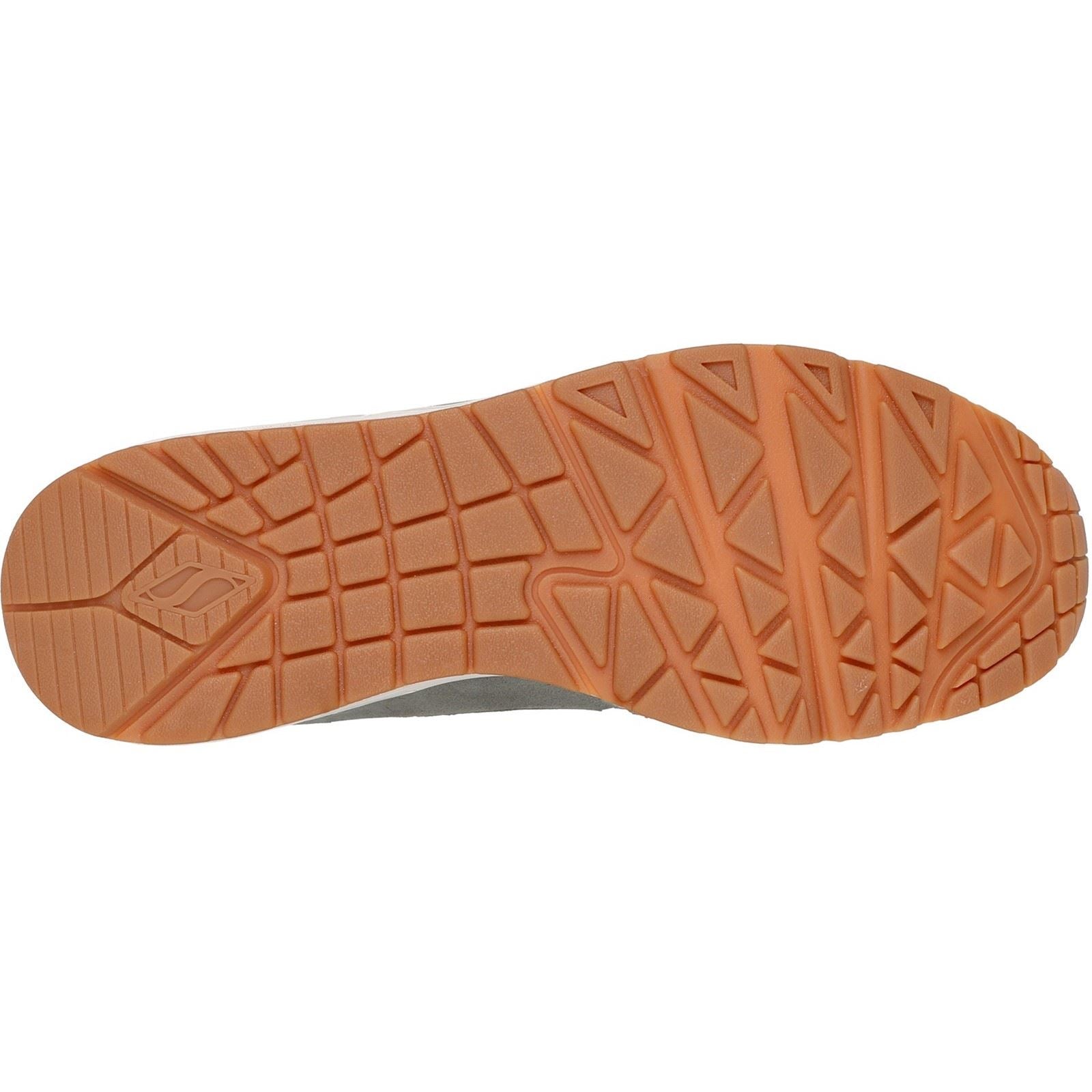 Skechers Uno Stacre 2.0 Herren Sneaker Aus Leder In Salbei Leder