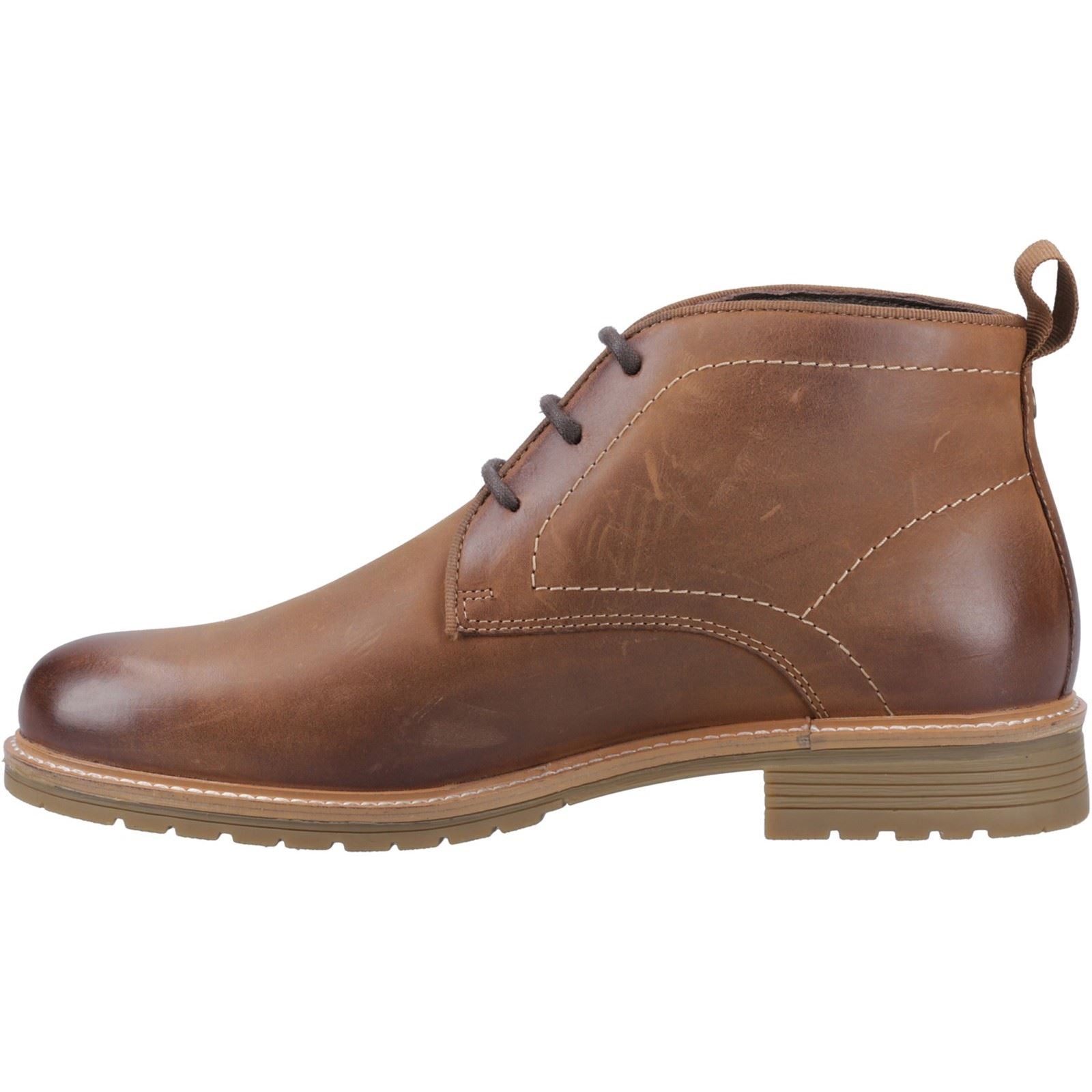 Hunter Jura Herren Stiefeletten aus dunkelbraunem Leder