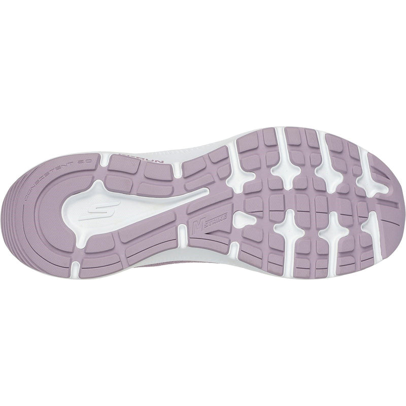 Skechers Go Run Consistent 2.0 Engaged Textile Damen Sneaker In Malve