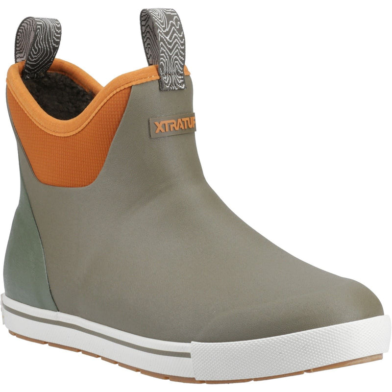 Xtratuf Ankle Deck Camp Boot Herren Gummistiefel in Olivgrün