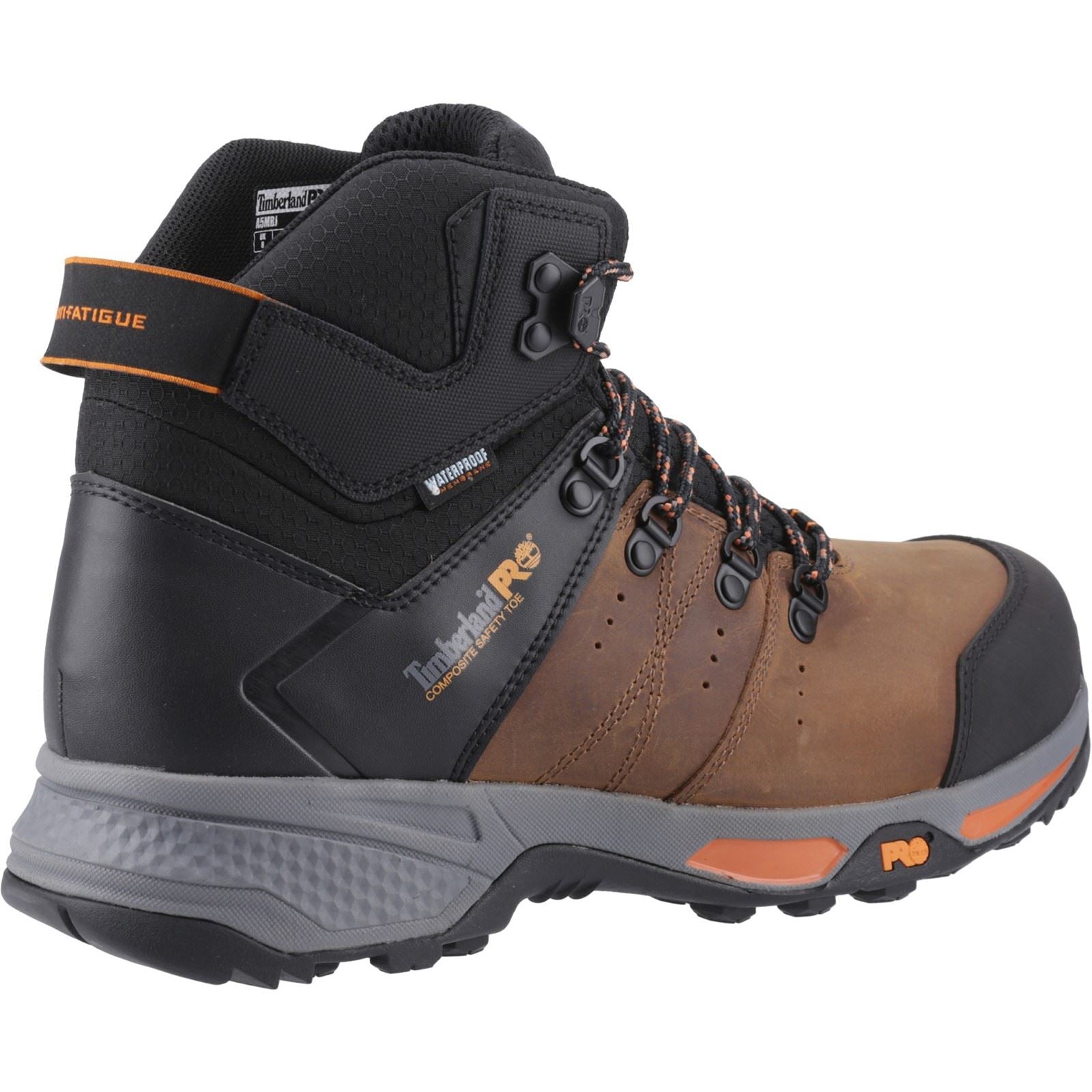 Timberland Pro Switchback Lederbraune Sicherheitsstiefel