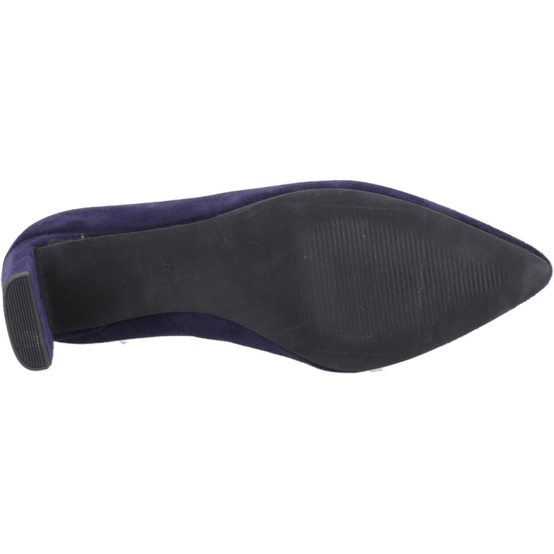 Hush Puppies Olivia Damen Wildlederschuhe In Marineblau