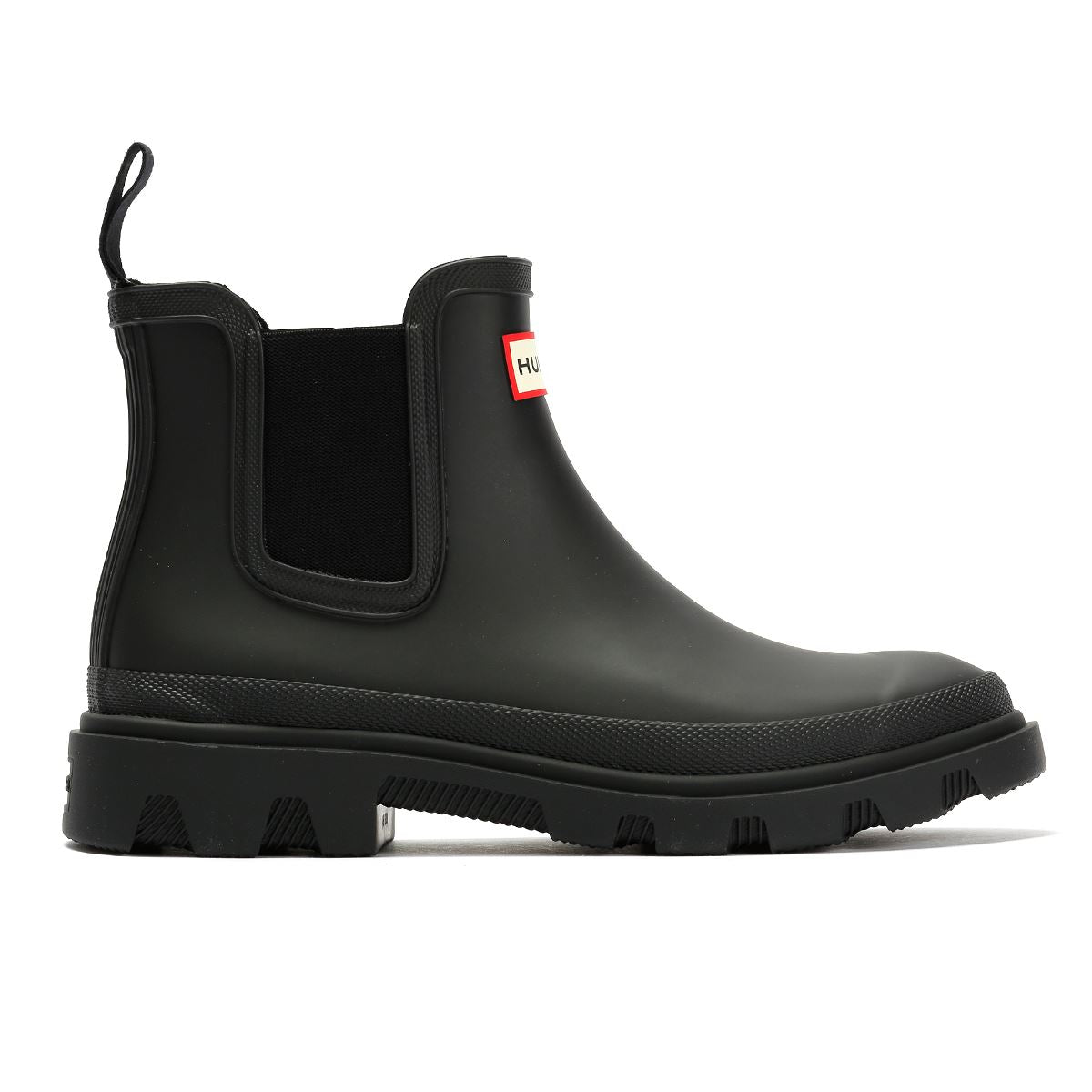 Hunter Downpour Chelsea Gummi Damen Schwarze Farbe Gummistiefel