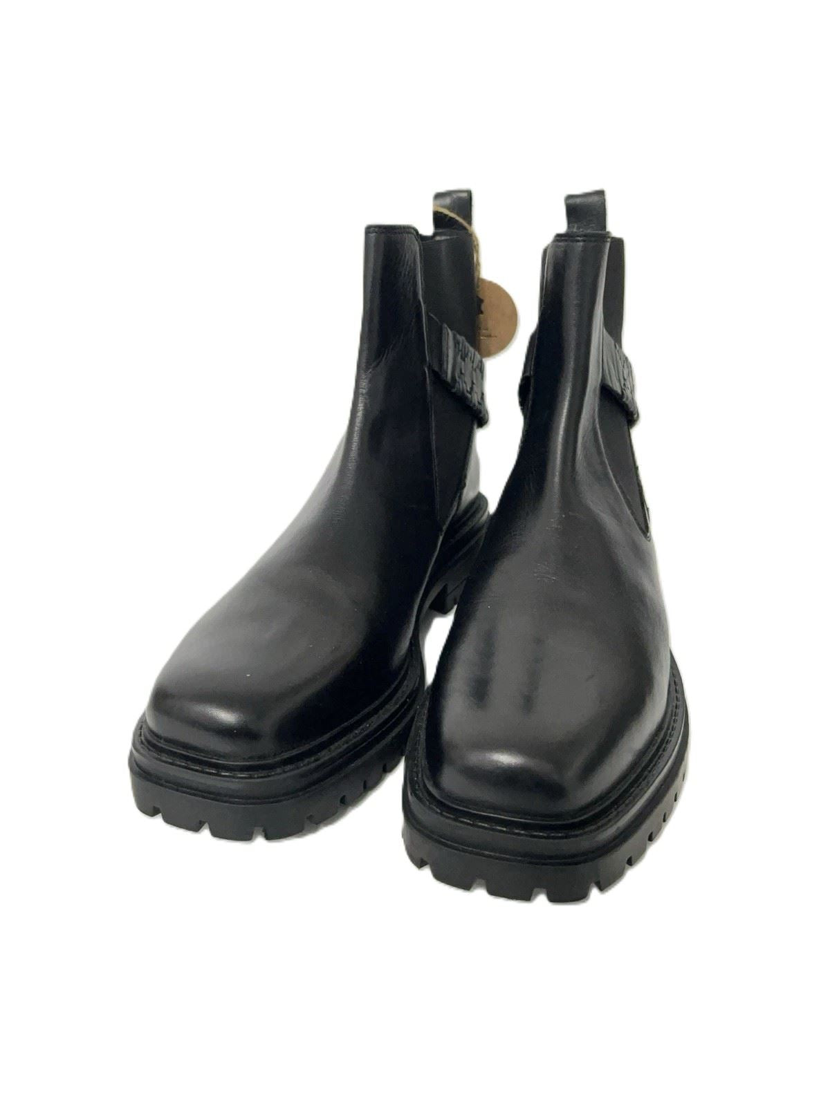Osprey London The Guildford Chelsea Leder Damen Schwarze Stiefel