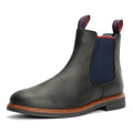 Ben Sherman Walker Chelsea Leder Herren Schwarze Stiefel