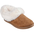 Skechers Cozy Campfire Winter Nights Polyester Damen Hausschuhe In Kastanienbraun