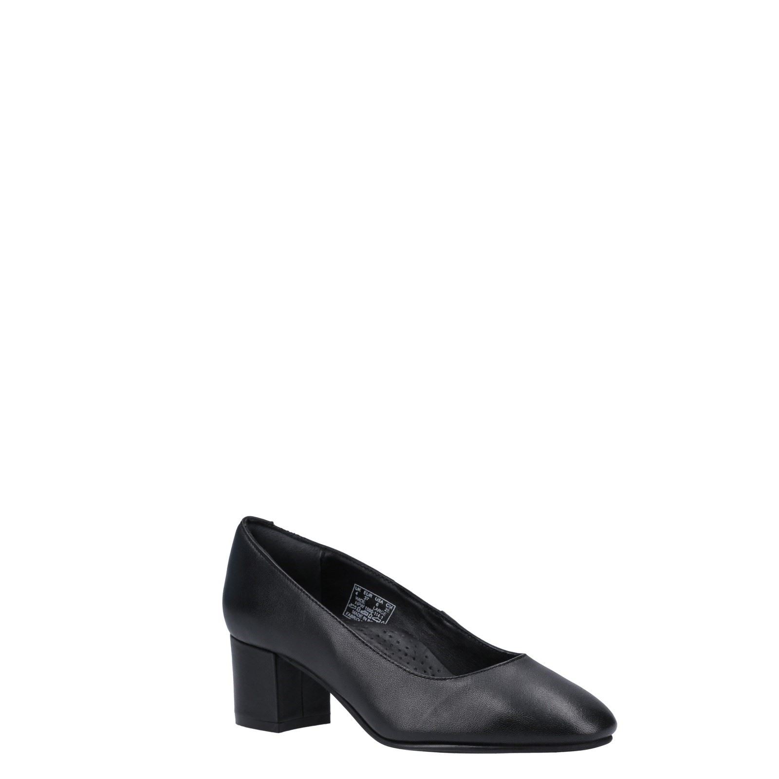 Hush Puppies Anna Leder Damen Schwarze Absätze