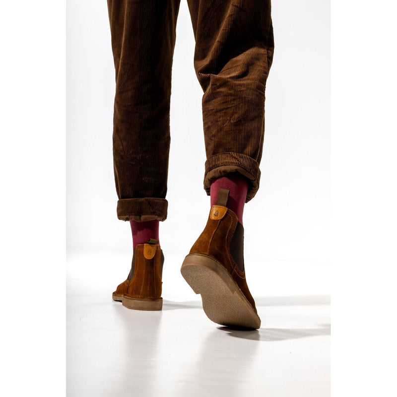 Hush Puppies Shaun Wildleder Herren Stiefel In Hellbraun