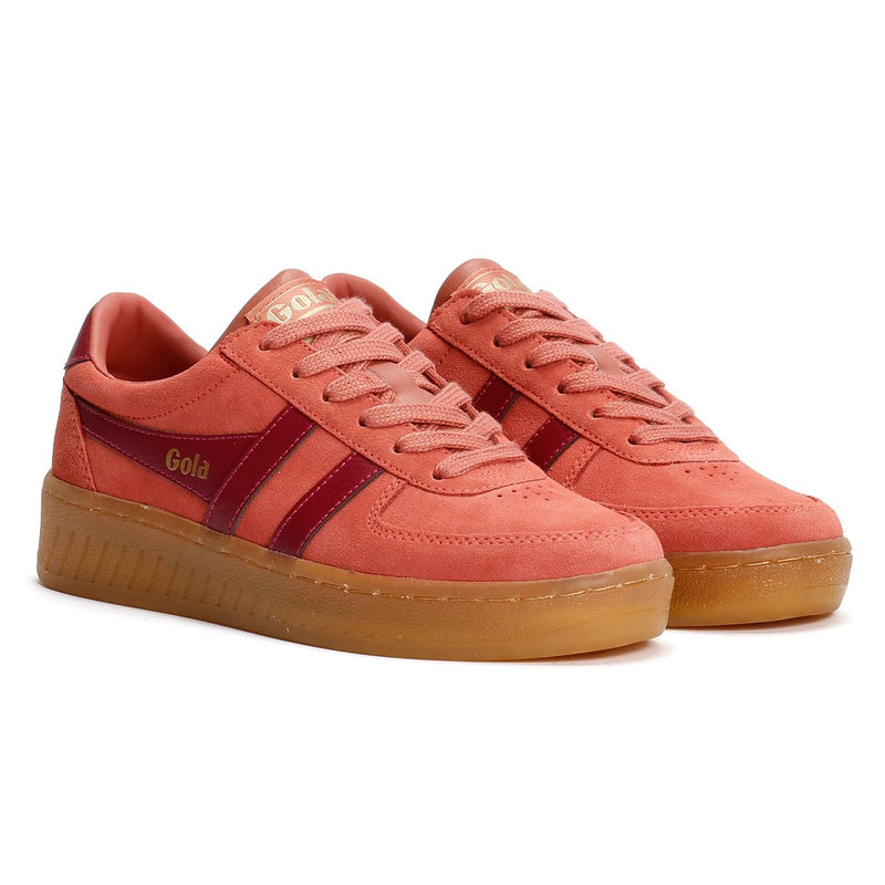 Gola Grandslam Wildleder Damen Rosa Sneakers