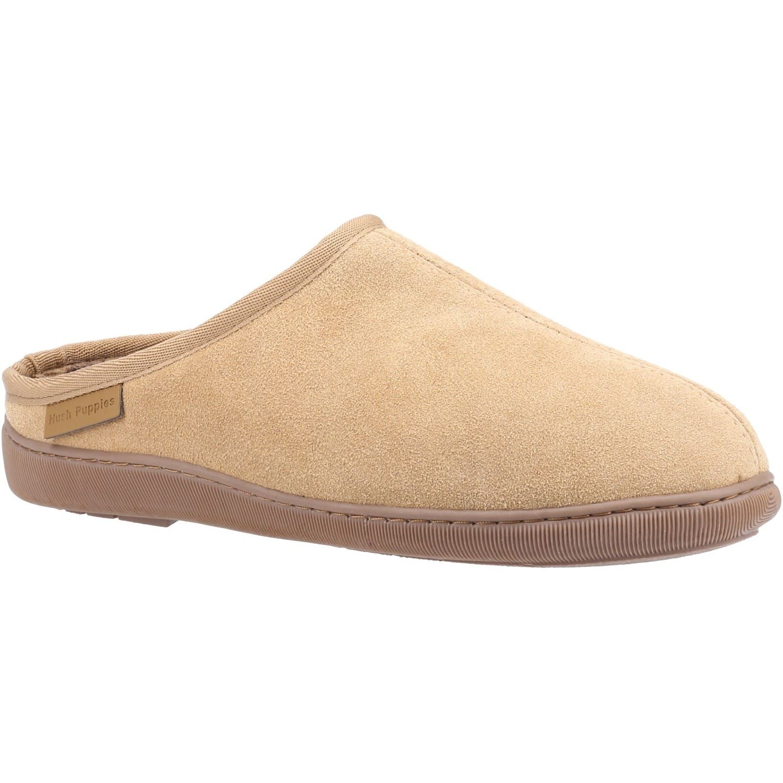 Hush Puppies Ashton Wildleder-Hausschuhe Für Herren In Beigefarben