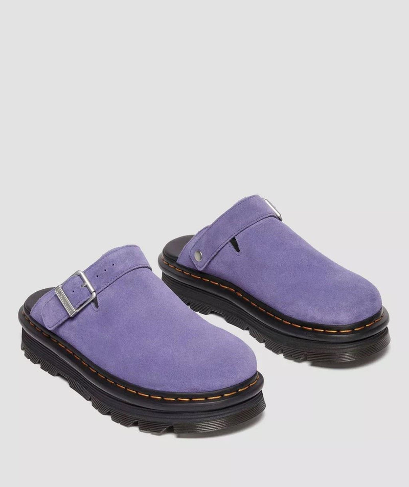 Dr. Martens Zebzag EH Lila Wildleder Clogs