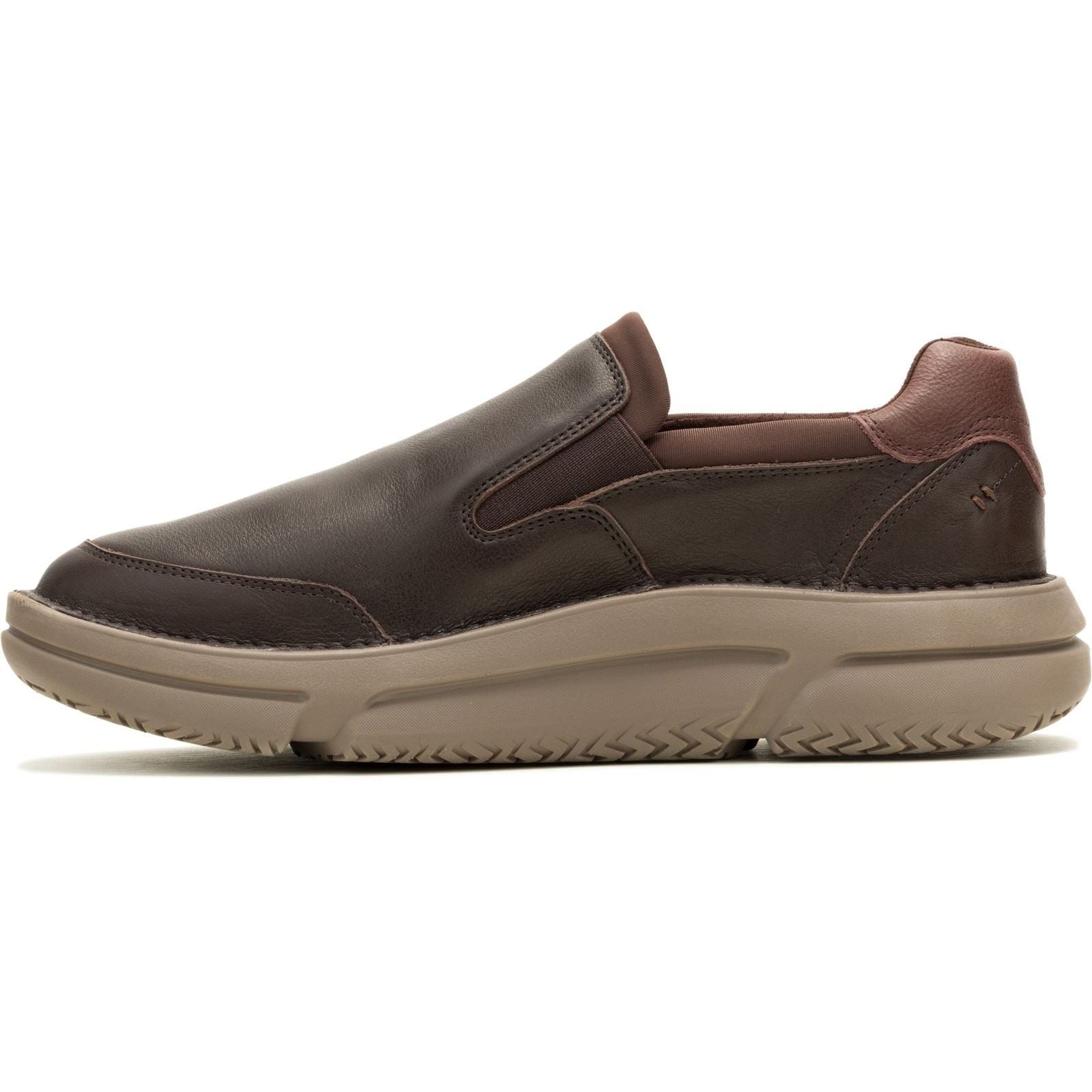 Hush Puppies Baylor Herren Slipper aus braunem Leder