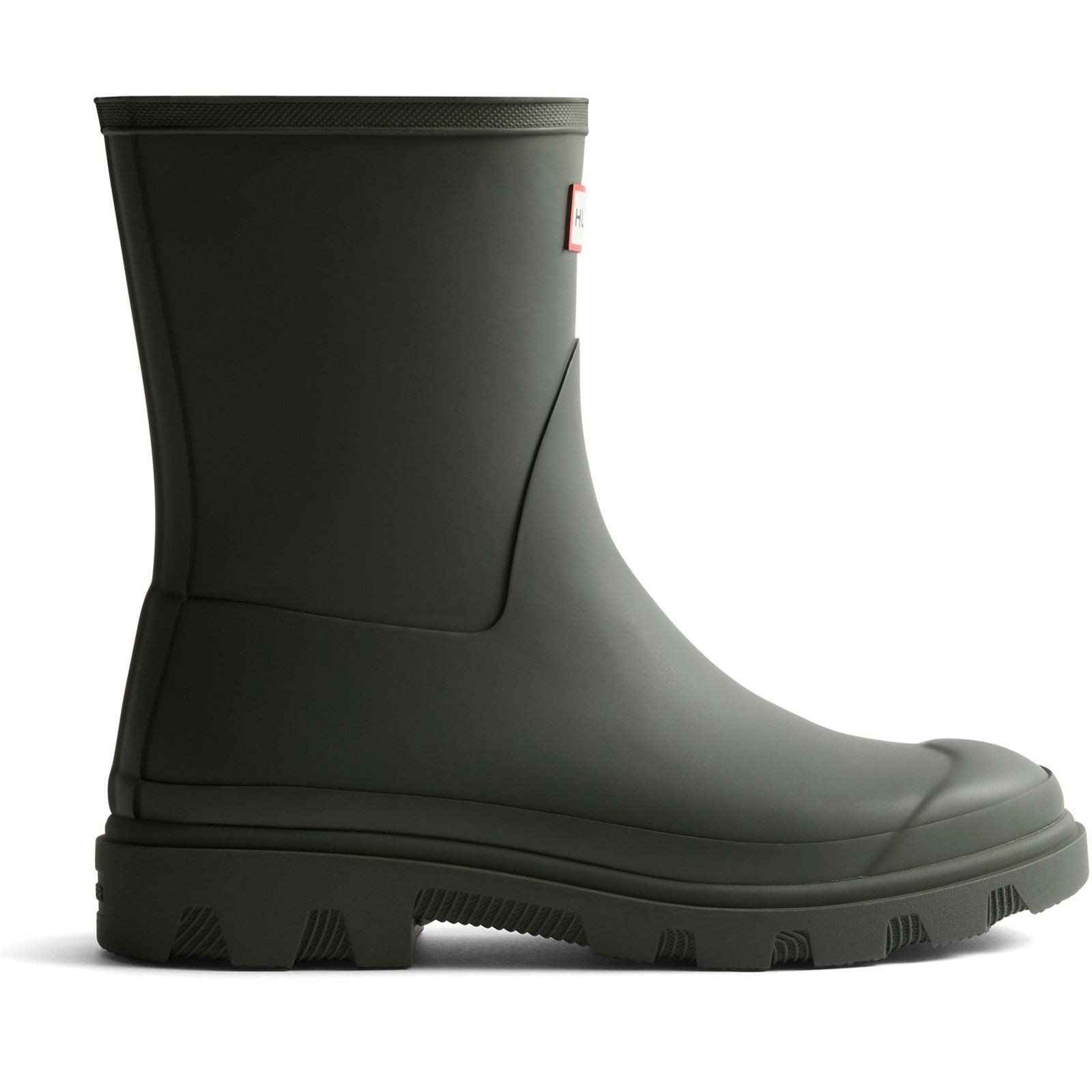 Hunter Downpour Short Boot Damen Gummistiefel In Dunkeloliv