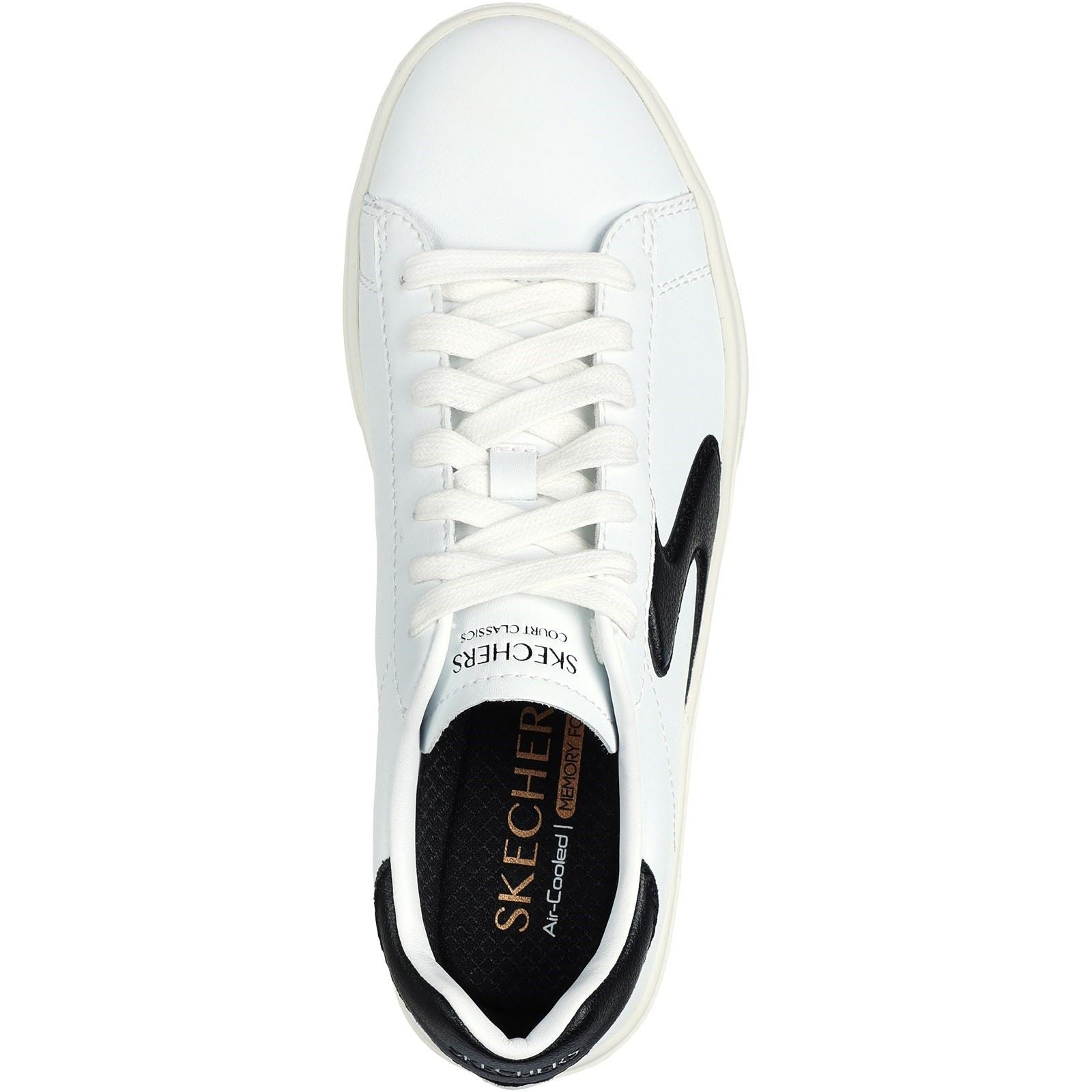 Skechers Eden LX - Beaming Glory Damen-Sneaker Aus Synthetik In Weiß/Schwarz