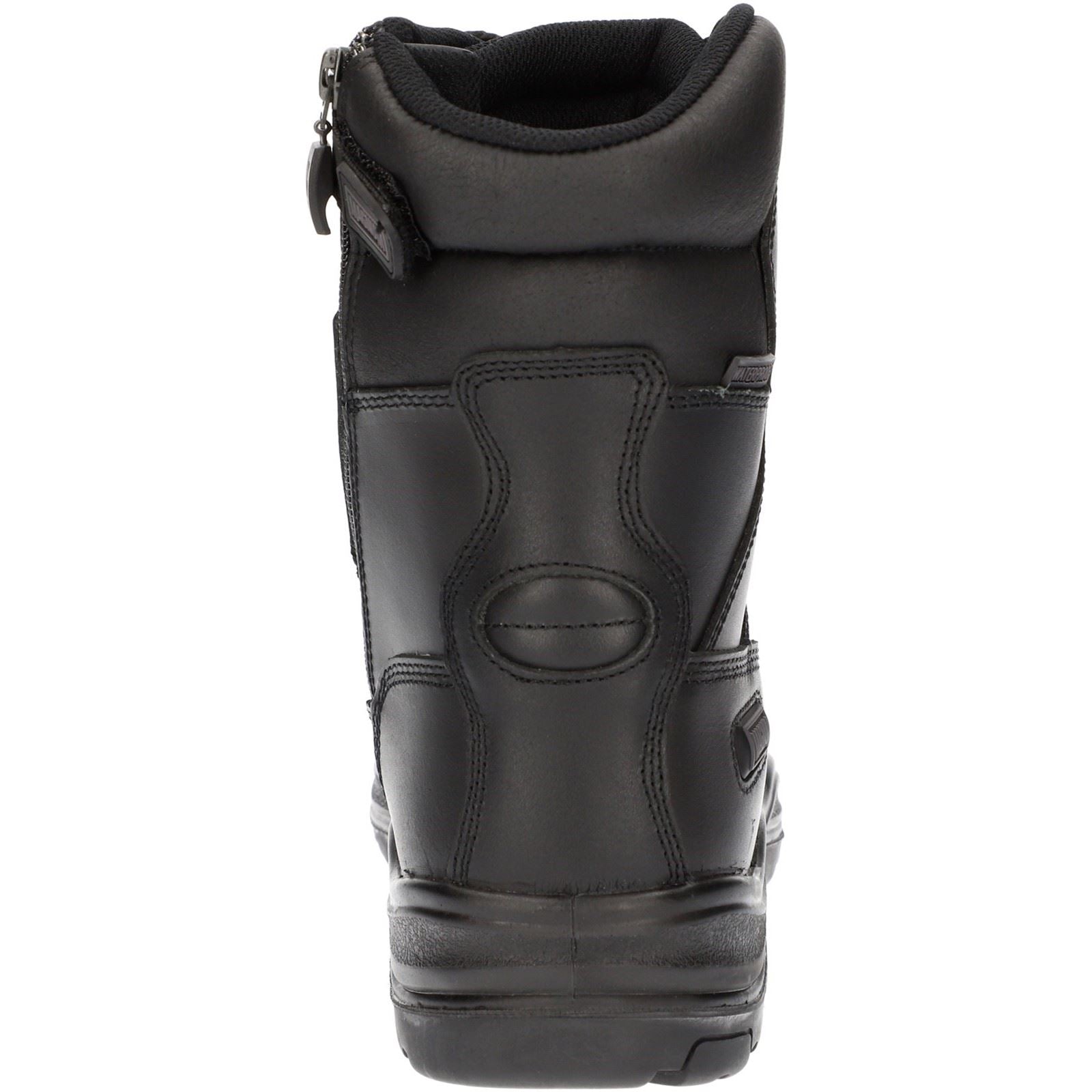 Magnum Rigmaster Seitenreißverschluss Leder Schwarz Sicherheitsstiefel