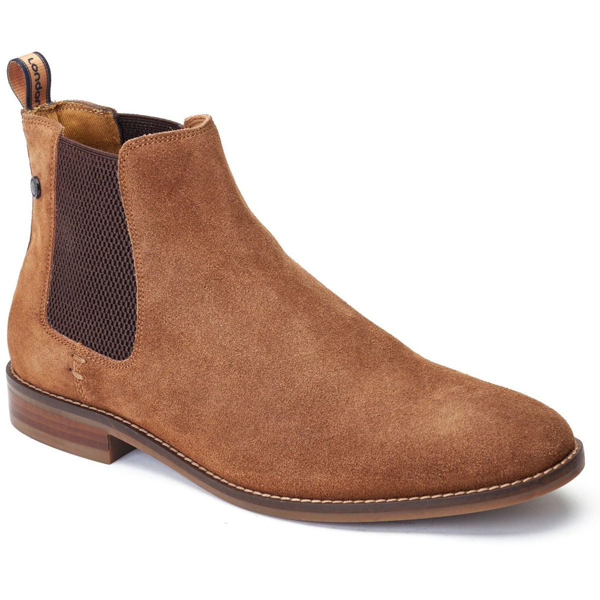 Base London Virgil Herren Stiefel Aus Leder In Ingwerfarbe
