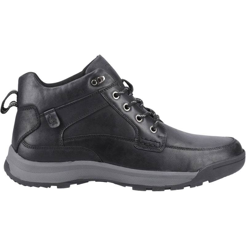 Hush Puppies Vernon Herren Schwarze Farbe Leder Knöchelstiefel