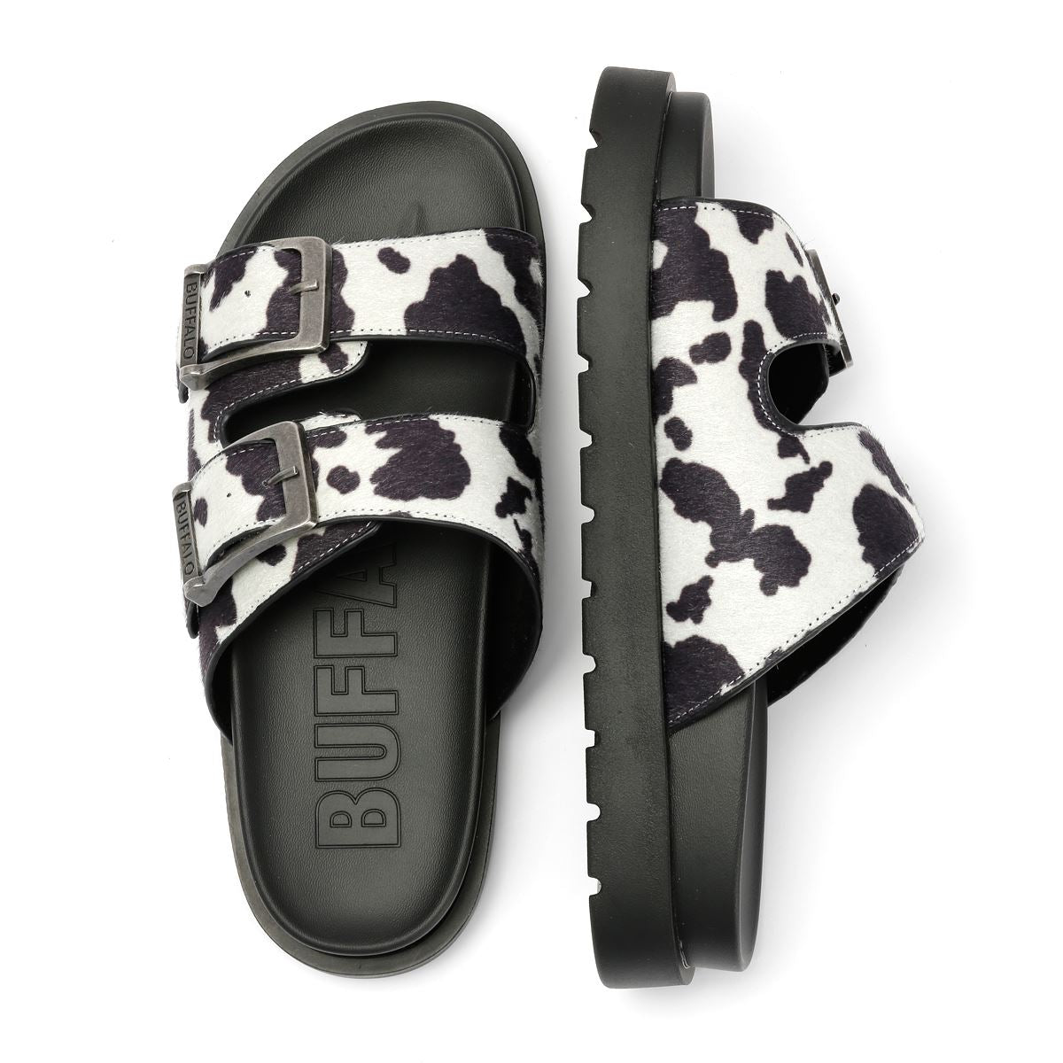 Buffalo Raya Ari Damen Schwarze Sandalen