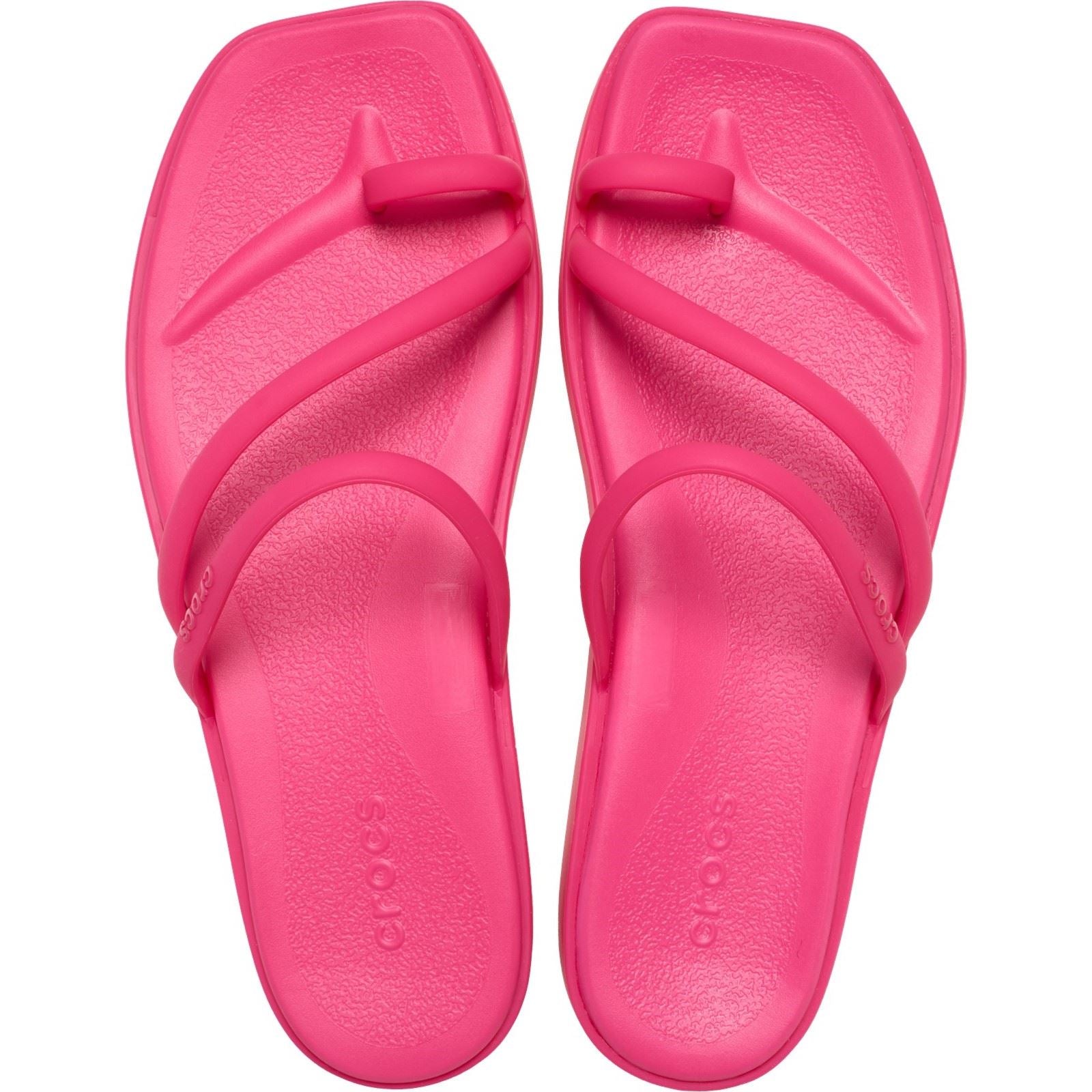 Crocs Miami Toe Loop Sandal Damen Dragon Fruit Sandalen
