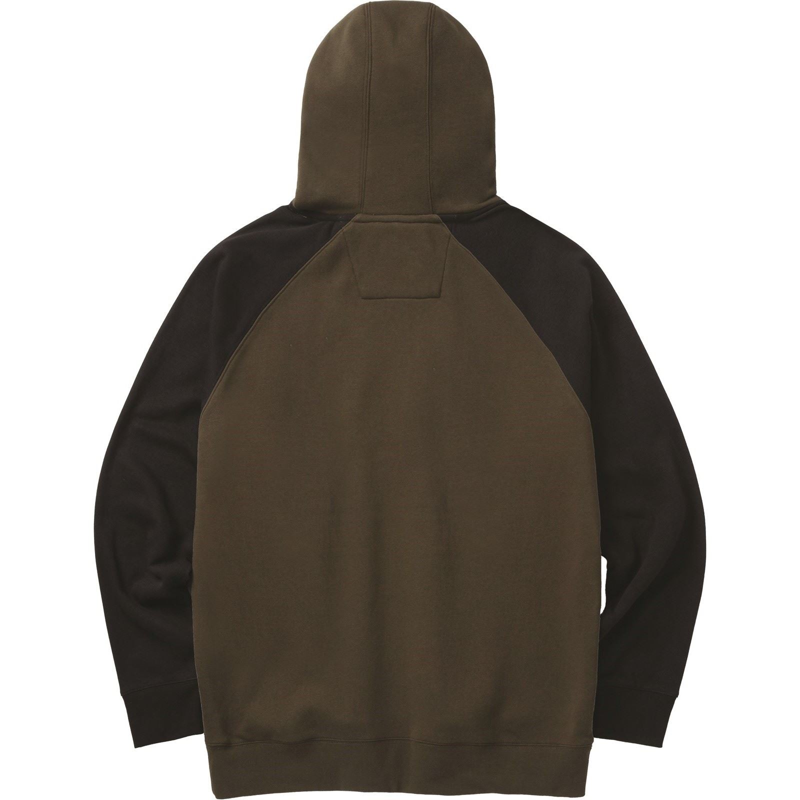 Caterpillar Raglan Baumwolle Herren Grünes Kapuzensweatshirt