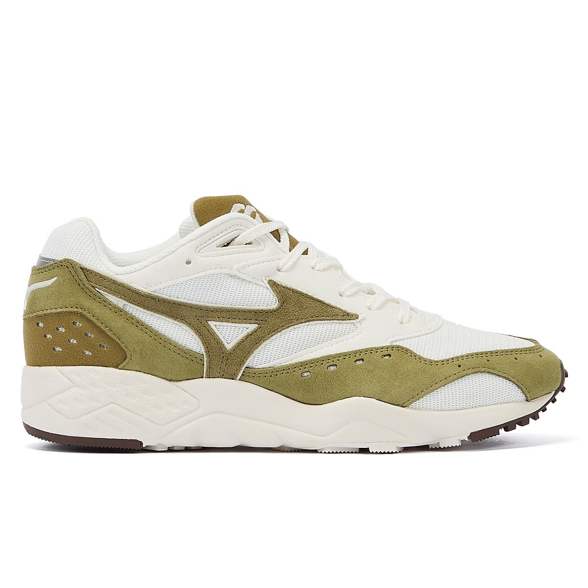 Mizuno Contender S Olive Wildleder Sneakers