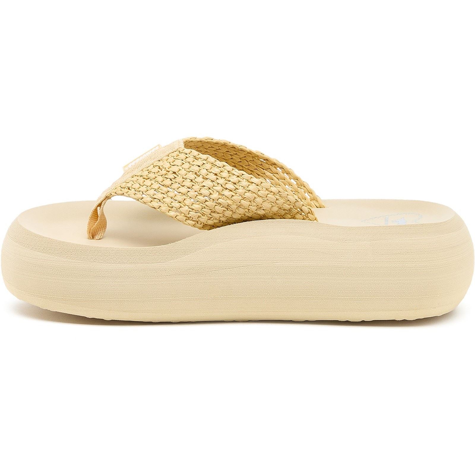 Rocket Dog Sandy Raffia Damen Natur Sandalen Aus Textil