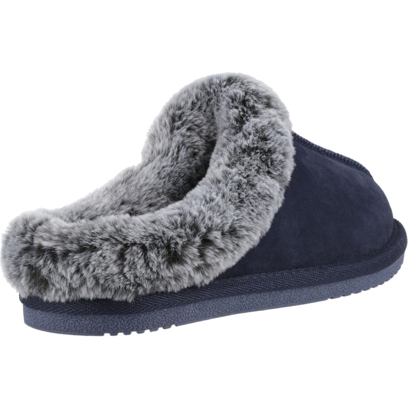 Hush Puppies Amara Damen Hausschuhe aus Wildleder in Dunkelblau