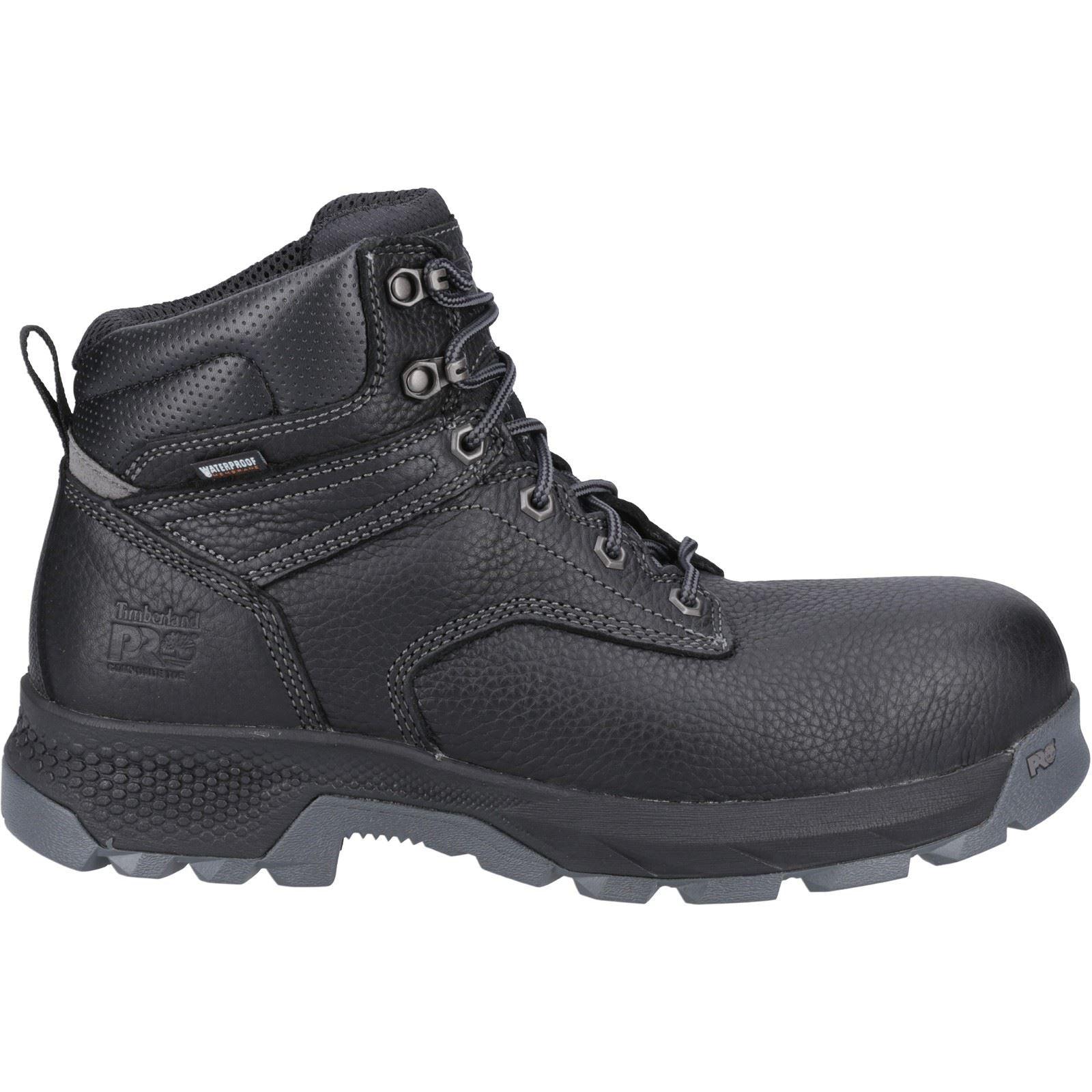 Timberland Pro Titan Sechszoll Leder Schwarze Sicherheitsschuhe