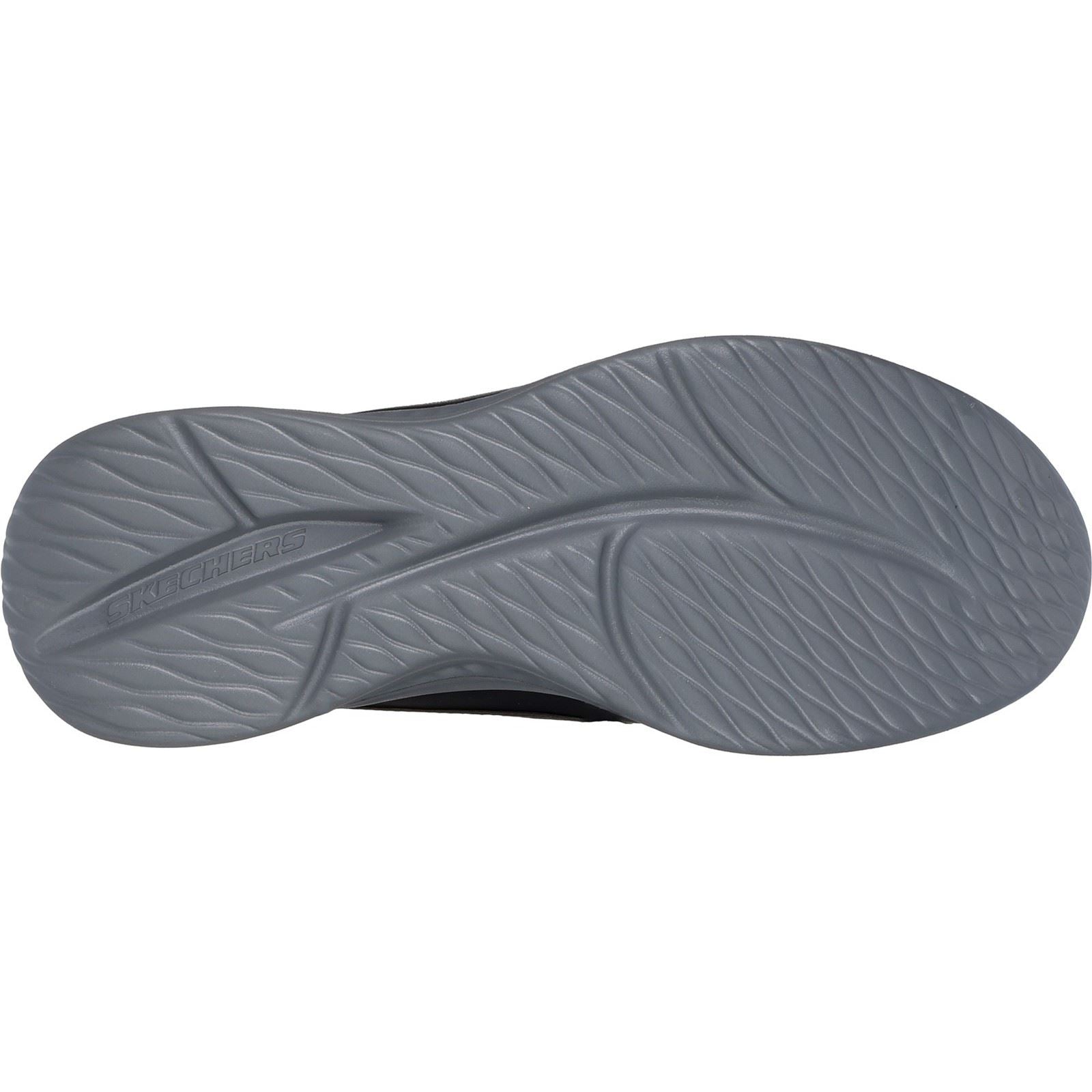 Skechers Slade Cooper Leder Herrenschuhe, Schwarze Farbe Mokassins