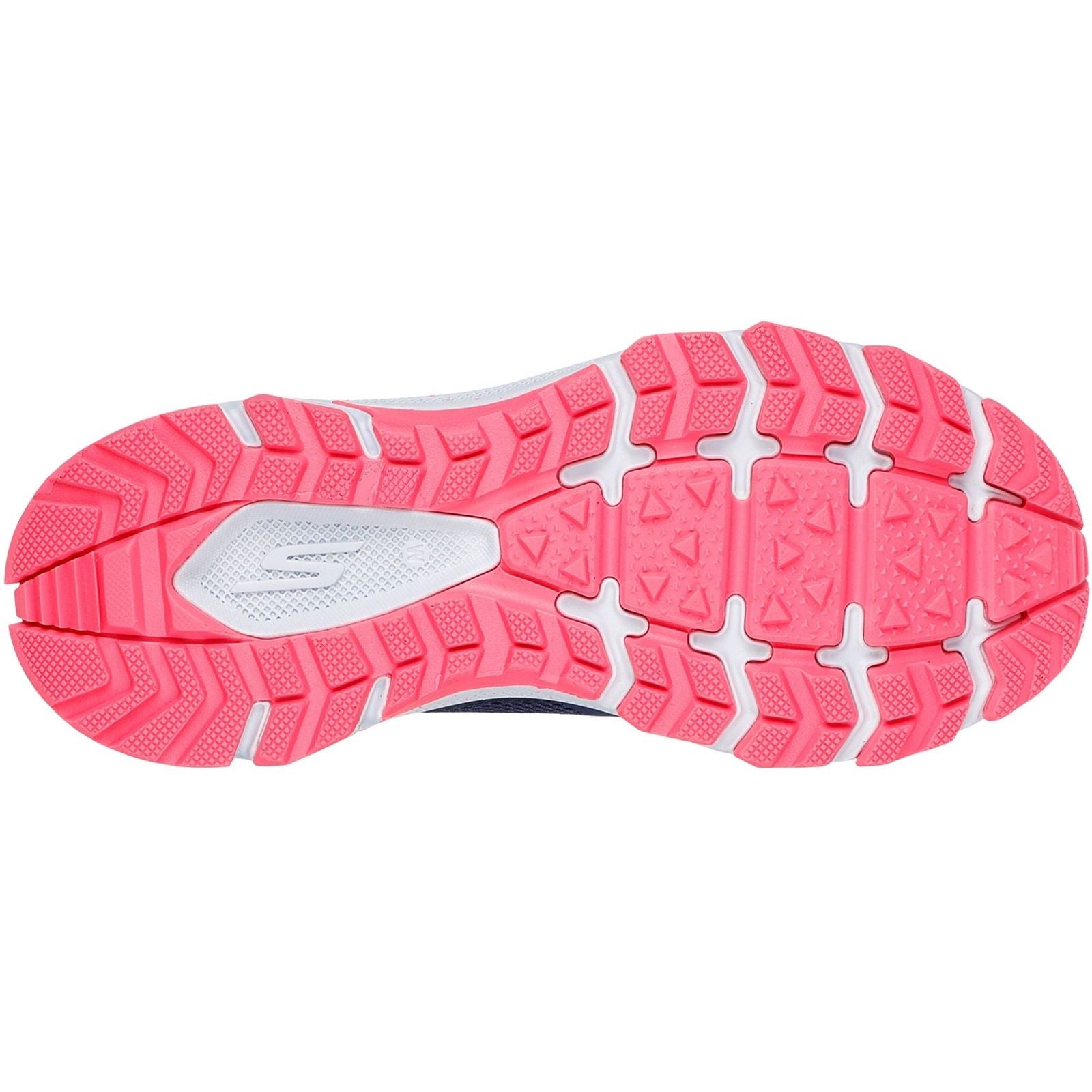 Skechers Performance GO RUN Trail Altitude 2.0 Ravine Damen Ledersneaker In Marineblau/Orange
