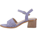 Hush Puppies Lacie Damen Sandalen Aus Veloursleder In Blau