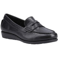 Hush Puppies Shelby Damen Schwarze Farbe Lederloafer