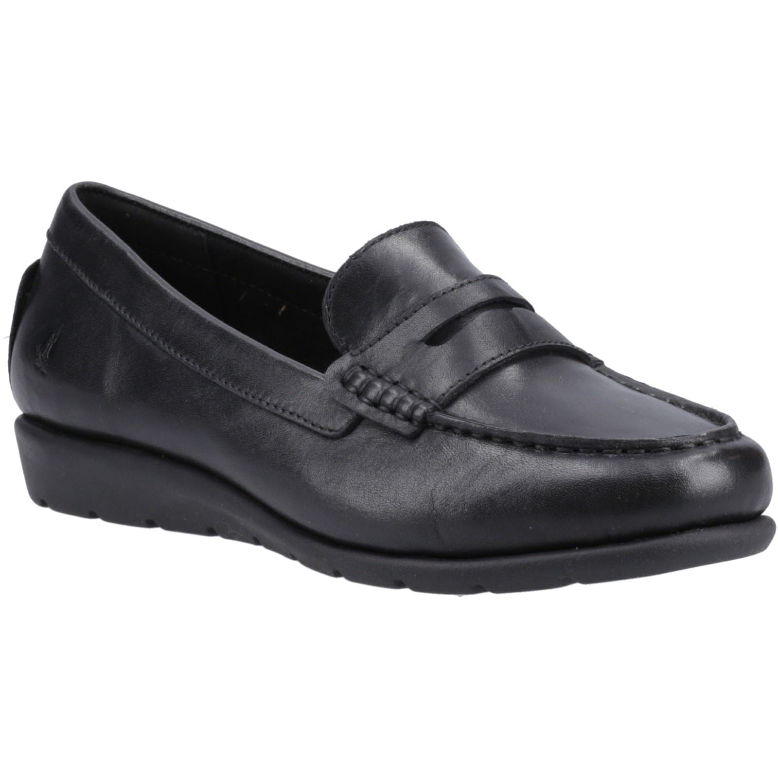 Hush Puppies Shelby Damen Schwarze Farbe Lederloafer