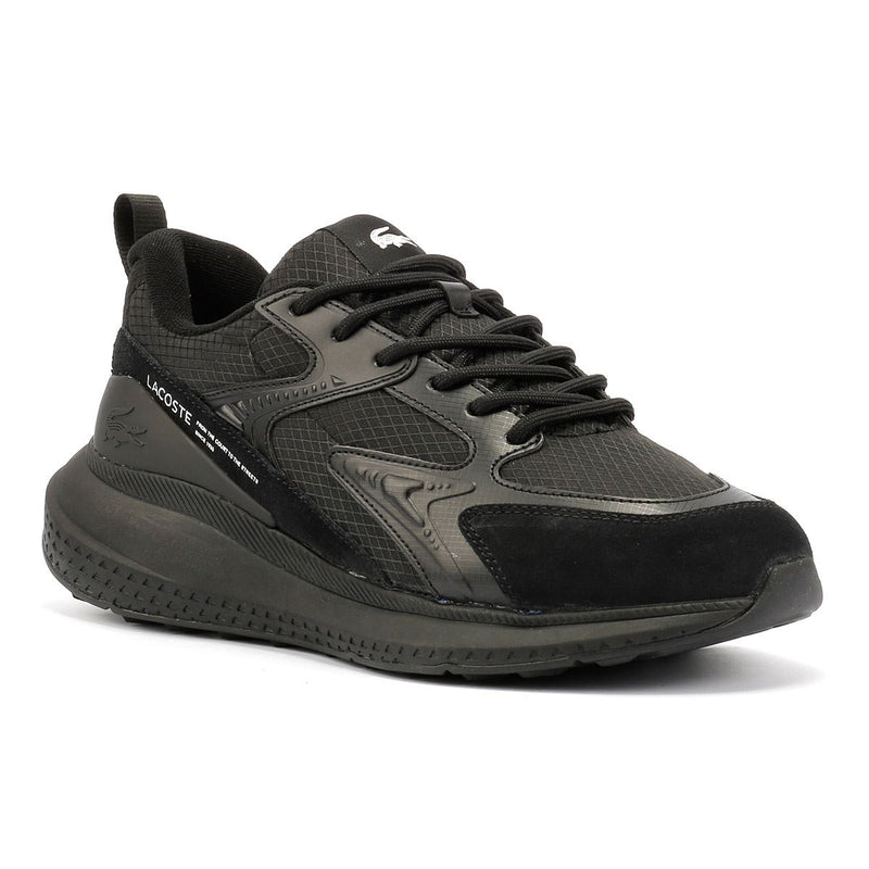 Lacoste L003 Evo Herren Schwarze Turnschuhe