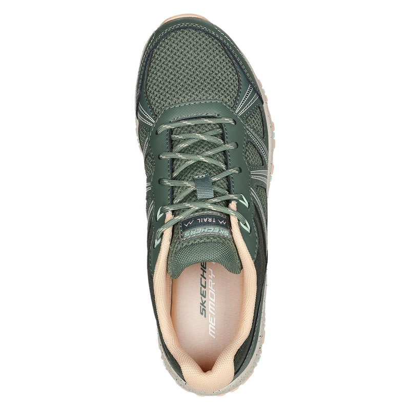 Skechers Hillcrest Ridge Leder Damen Oliv Sneakers