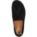 Dune Grounding Wildleder Frauen Schwarze Slipper