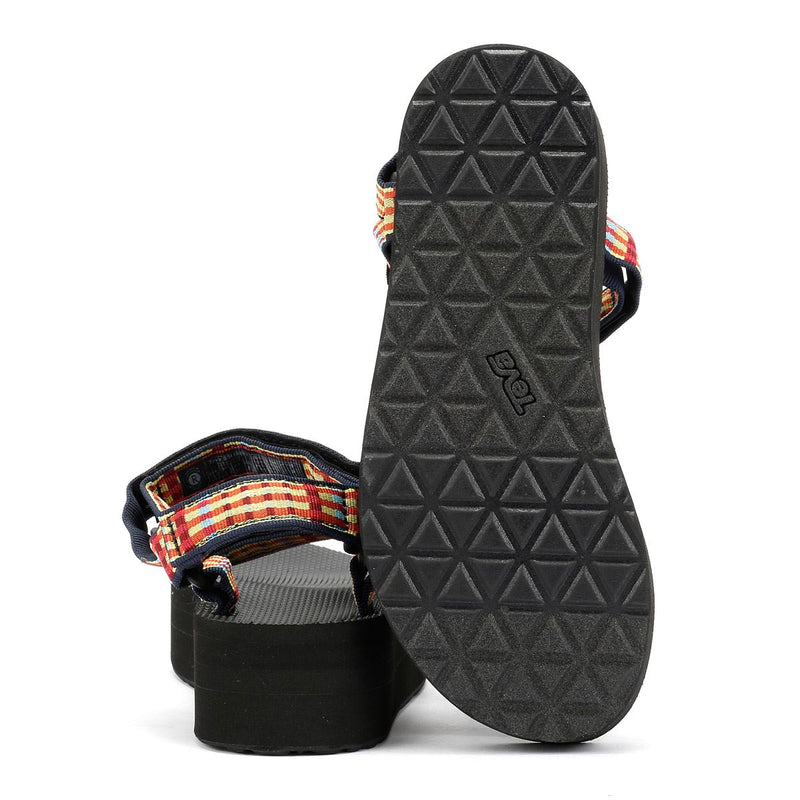 Teva Flatform Universal Damen Gelbe Sandalen