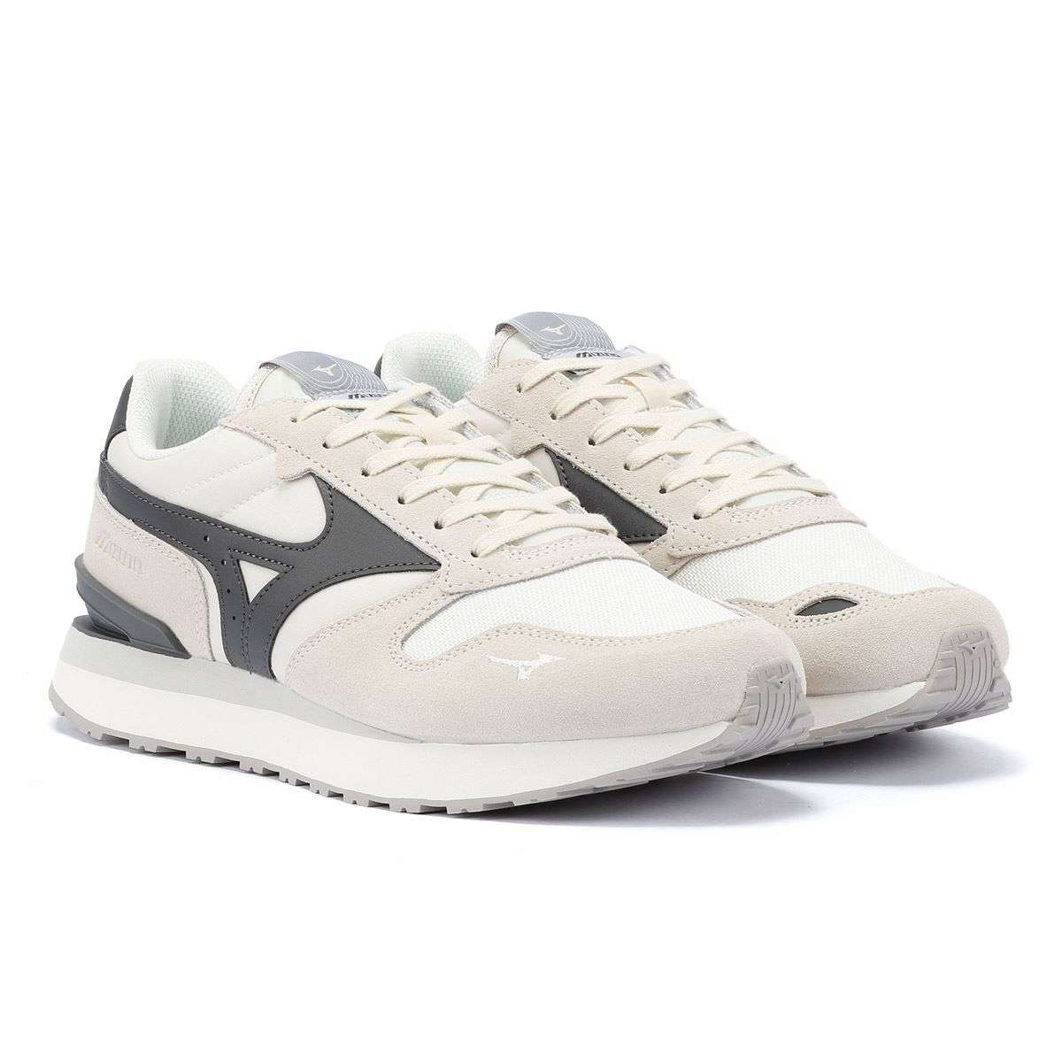 Mizuno RB87 Wildleder Weiße Turnschuhe