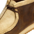 Clarks Originals Wallabee RB Combi Leder Herren Stiefel Braun