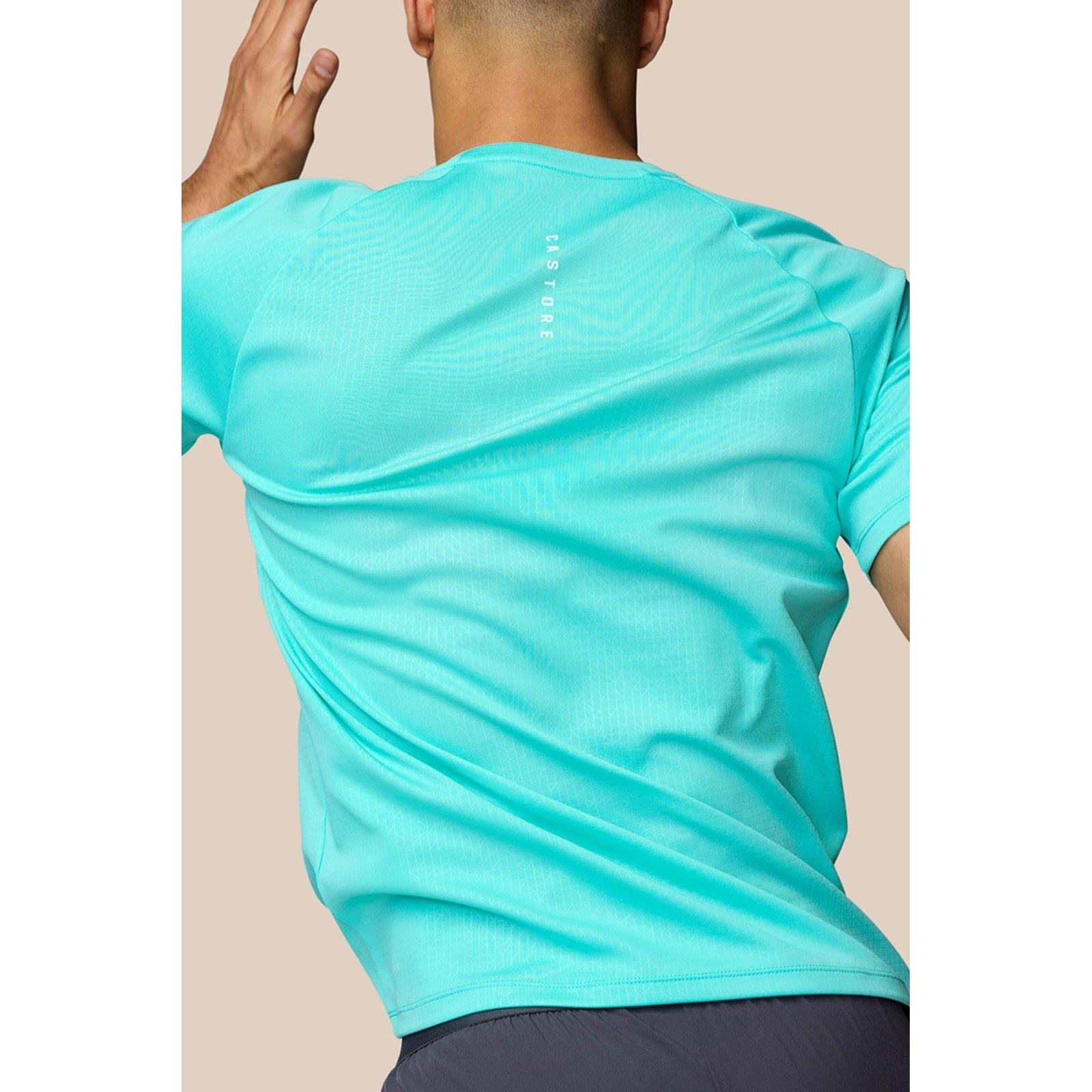 Castore Adapt T-Shirt Polyester Herren Blaue Sport-T-Shirts