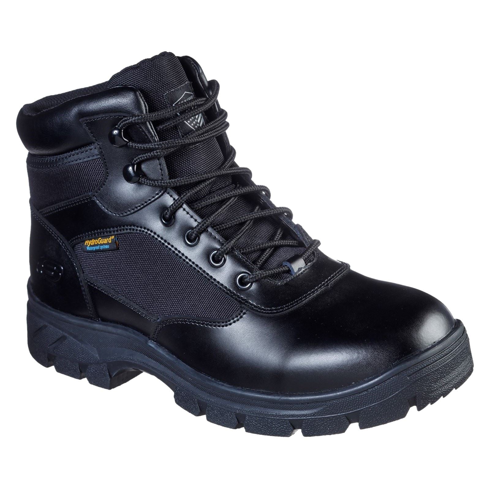 Skechers Workwear Wascana Benen WP Tactical Leder Männer Schwarze Farbe Sicherheitsstiefel