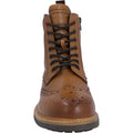 Hunter Cawdor Leder-Herren-Tan-Brogues-Schuhe