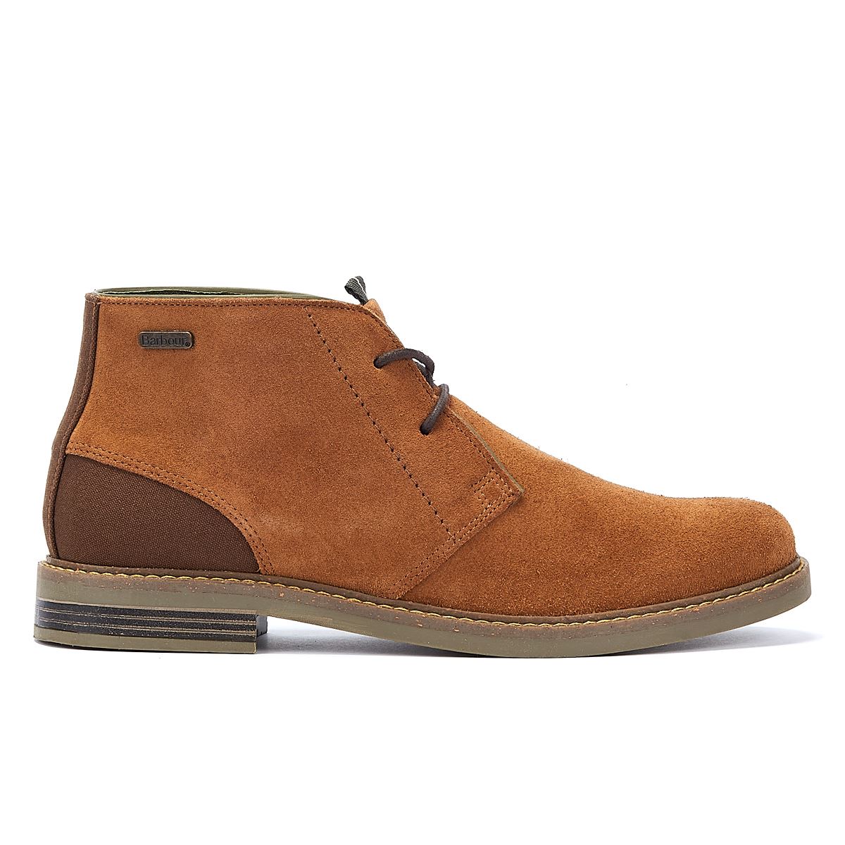 Barbour Hellbraune Wildleder-Herrenstiefel