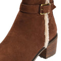 TOMS Hailey Buckle Wildleder Damen Braune Stiefel