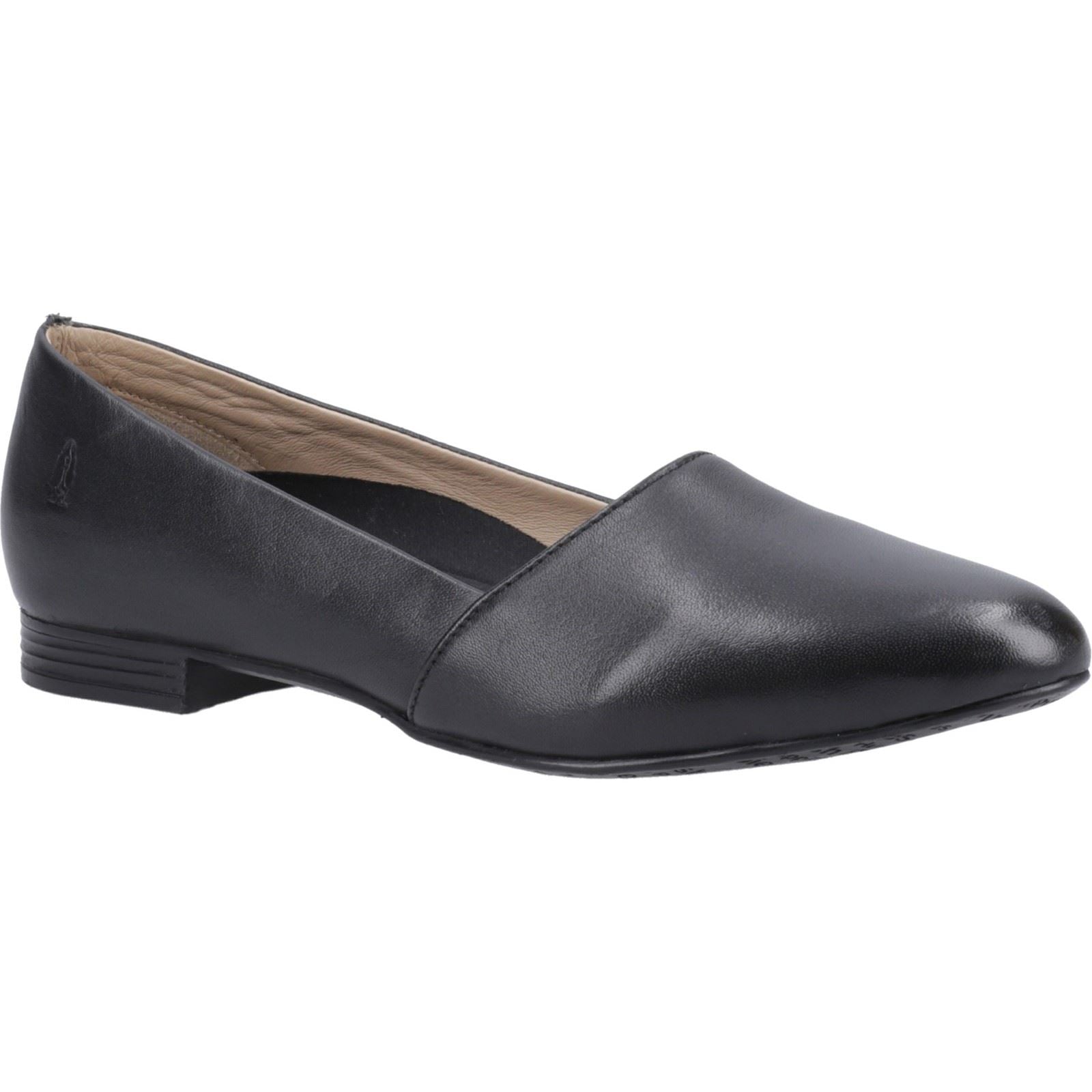 Hush Puppies Lola Senior Mädchenschwarze Ballettschuhe Aus Leder